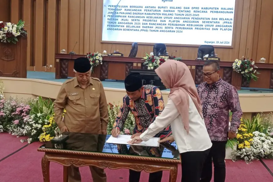 Sah.! DPRD Kabupaten Malang Setujui RPJMD Pemkab Malang 2025 & 2045