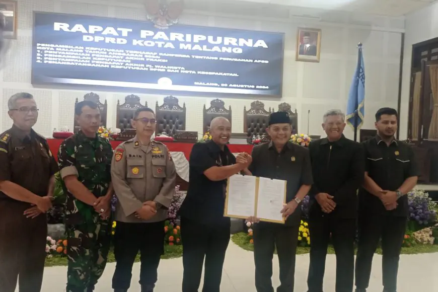 Seluruh Fraksi DPRD Kota Malang Setujui KUPA&PPAS Tahun 2024