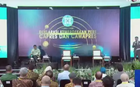 Deklarasi Komitmen Kemerdekaan Pers  Capres dan Cawapres Tanpa Prabowo Subianto