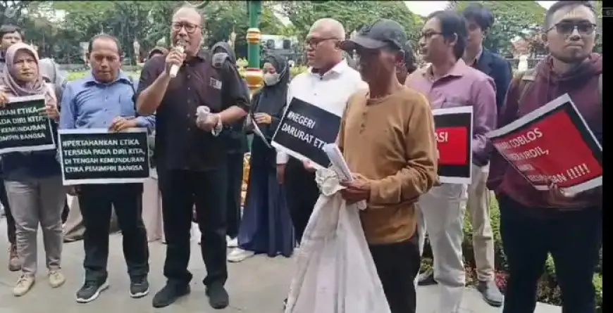 Sejumlah Akademisi dan Masyarakat Sipil Malang Raya Aksi Serukan Reformasi Jilid 2