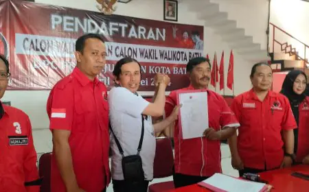 Relawan Kridayanti Ambil Formulir Bakal Calon Wali Kota Batu