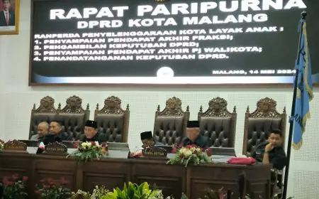 DPRD Kota Malang Sahkan Ranperda Kota Layak Anak Menjadi Peraturan Daerah