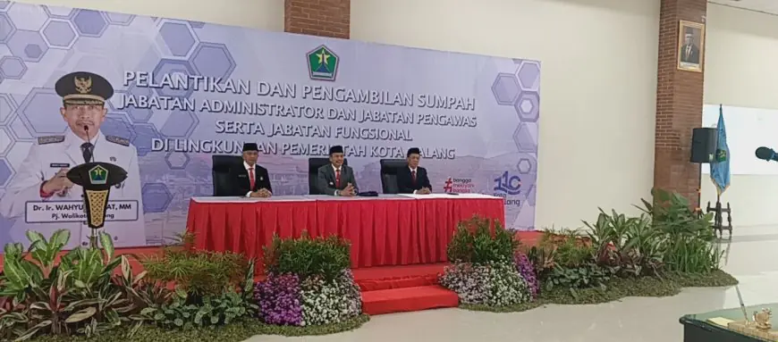 Optimalkan kinerja Organisasi Perangkat Daerah, PJ Wali Kota Malang Lantik 96 ASN Pemkot Malang
