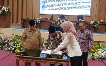 Sah.! DPRD Kabupaten Malang Setujui RPJMD Pemkab Malang 2025 - 2045