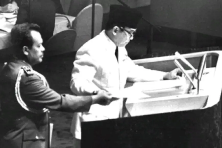 Bung Karno Tentang Imperialisme-Kolonialisme dan Tawarkan Pancasila Sebagai Ideologi Dunia Pada Tanggal 30 September 1960