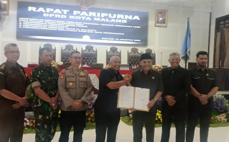 Seluruh Fraksi DPRD Kota Malang Setujui KUPA-PPAS Tahun 2024