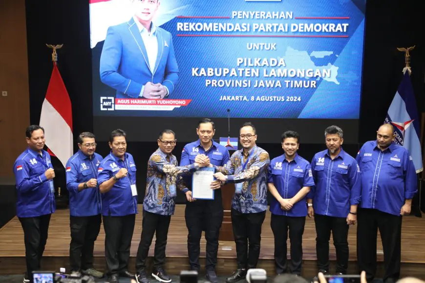 Pastikan Menang, Partai Demokrat Resmi Dukung Pasangan Abdul Ghofur - Firosya Shalati di Pilkada Lamongan