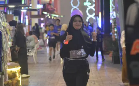 Lari Sembari Rekreasi, Jatim Park 3 Sukses Gelar Dino Night Run Season 2