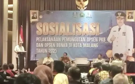 Optimalisasi Peningkatan Penerimaan PAD 2025 Bapenda Kota Malang Sosialisasi Opsen Pajak Kendaraan  Bermotor (PKB)