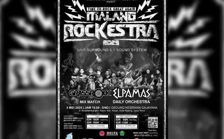Time to Rock Great Again! Malang Rockestra 2025 Jadi Simbol Kebangkitan Musik Rock Malang Raya