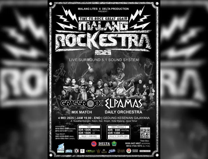 Time to Rock Great Again! Malang Rockestra 2025 Jadi Simbol Kebangkitan Musik Rock Malang Raya
