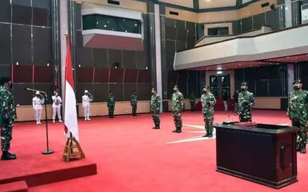 Panglima TNI Mutasi 187 Perwira Tinggi, Ini Daftar Pergeseran Jabatan Strategis di Tiga Matra