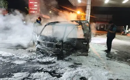 Mobil Terbakar Saat Isi BBM di SPBU Kepanjen, Bahaya Laten yang Kerap Diabaikan Pengendara