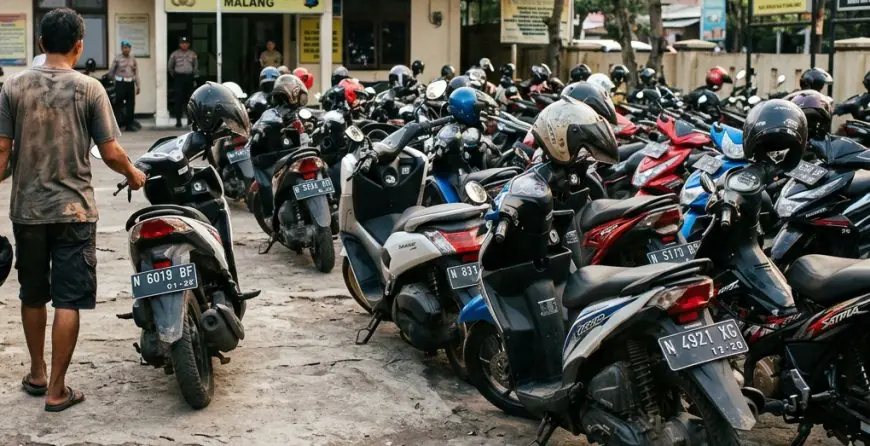 Rumah Ditinggal Mudik? Warga Malang Kini Bisa Titip Motor Gratis di 30 Polsek