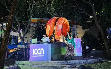 Taman Spiral Klojen yang Lama Sepi Mendadak Ramai, Disulap Jadi Ruang Seni Digital