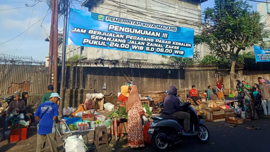 Pasar Kebalen Mulai Ditata, Pemkot Malang Kejar Jalan Pagi Tak Lagi Macet