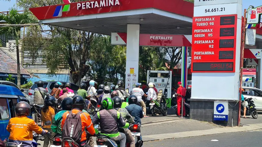 Antrean BBM Subsidi Pertalite Masih Terjadi di Malang, SPBU BP Panglima Sudirman Terpantau Lengang